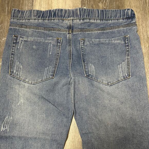 Drawstring Jogger Denim Jeans - Picture 5 of 5